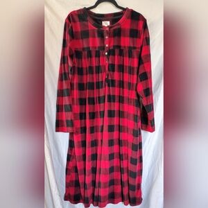 Aria Collection Red and Black Checkered Apparel